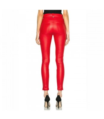 Women Punk Pu Leather Pants Nightclub Biker Motor Pencil Evil Party Trouser 